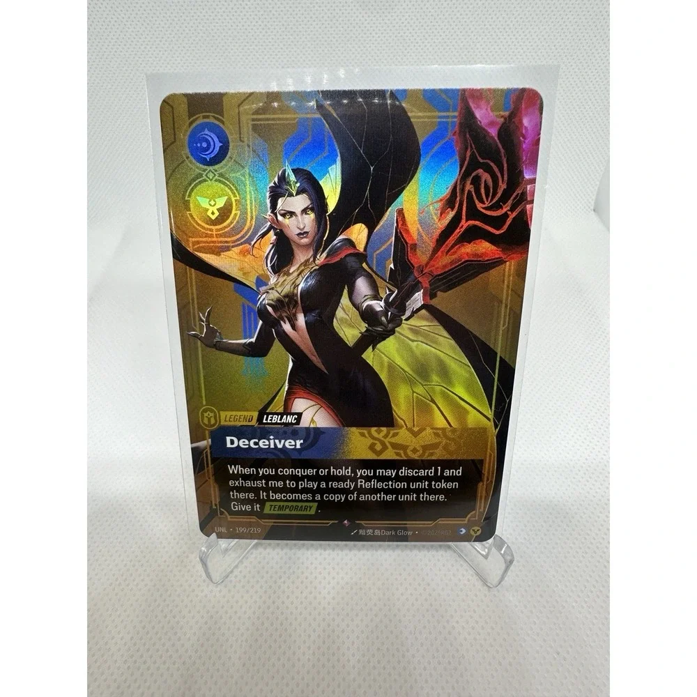 Riftbound Unleashed LeBlanc - 199/219 Rare Foil NM UNL